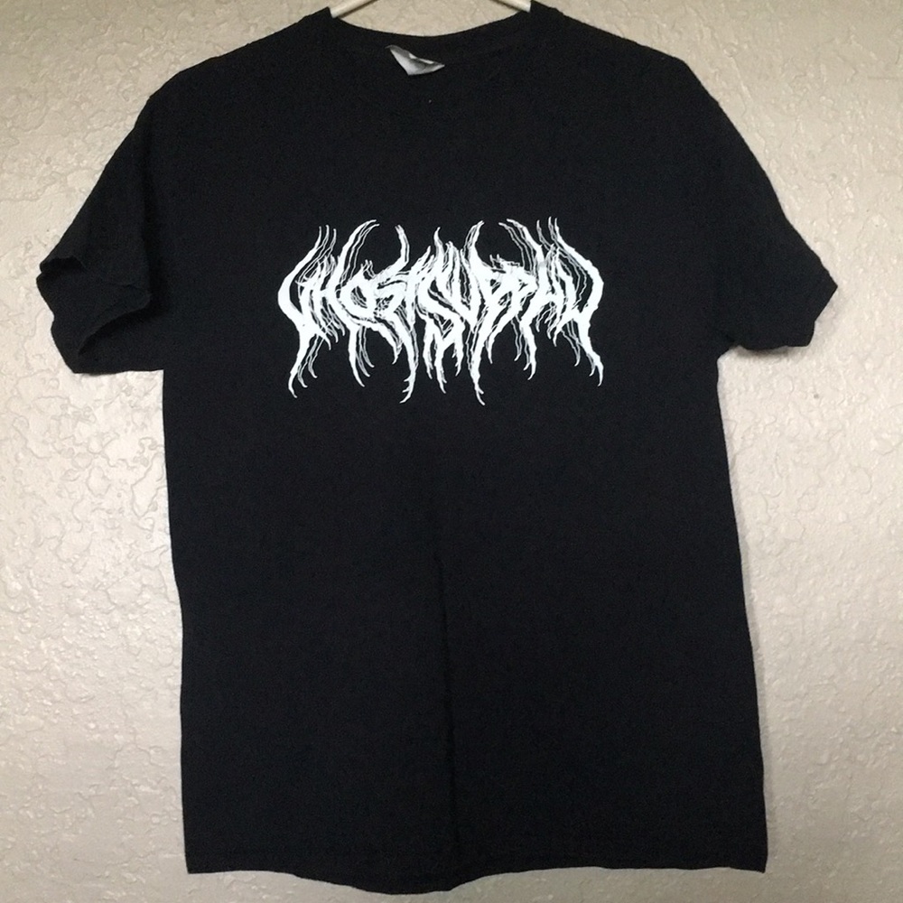ghost supply black tee